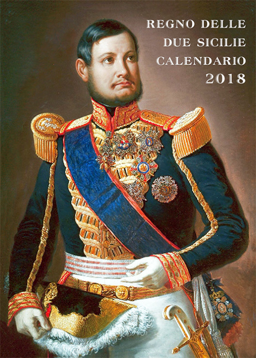 Due Sicilie: Re Ferdinando II nel Calendario 2018